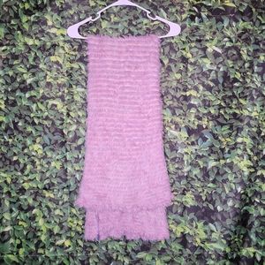 KM CHOICE Infinity Scarf Shawl Dress Soft Fluffy Pink Purple Tube